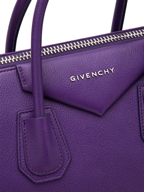 givenchy antigona clutch purple|givenchy antigona handbags.